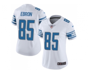 Women's Nike Detroit Lions #85 Eric Ebron White Stitched NFL Limited Jersey