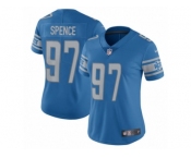 Women's Nike Detroit Lions #97 Akeem Spence Vapor Untouchable Limited Light Blue Team Color NFL Jersey