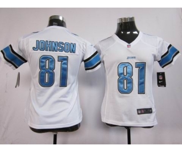 nike women nfl jerseys detroit lions #81 calvin johnson white[nike]