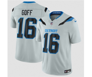 Youth Detroit Lions #16 Jared Goff Silver 2026 F.U.S.E. Rivalries Collection Limited Football Stitched Jersey