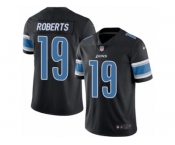 Youth Nike Detroit Lions #19 Andre Roberts Limited Black Rush NFL Jersey
