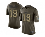 Youth Nike Detroit Lions #19 Kenny Golladay Limited Green Salute to Service NFL Jersey