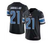 Youth Nike Detroit Lions #21 Ameer Abdullah Limited Black Rush NFL Jersey