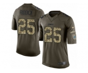 Youth Nike Detroit Lions #25 Theo Riddick Limited Green Salute to Service NFL Jersey