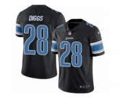 Youth Nike Detroit Lions #28 Quandre Diggs Limited Black Rush NFL Jersey