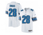 Youth Nike Detroit Lions #28 Quandre Diggs Limited White NFL Jersey