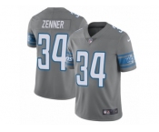 Youth Nike Detroit Lions #34 Zach Zenner Limited Steel Rush NFL Jersey