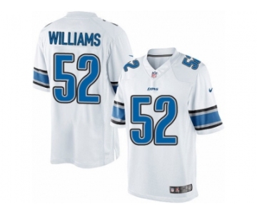Youth Nike Detroit Lions #52 Antwione Williams Limited White NFL Jersey