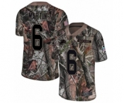 Youth Nike Detroit Lions #6 Sam Martin Limited Camo Rush Realtree NFL Jersey