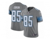Youth Nike Detroit Lions #85 Eric Ebron Limited Steel Rush NFL Jersey