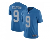 Youth Nike Detroit Lions #9 Matthew Stafford Blue Throwback Stitched NFL Limited Jersey