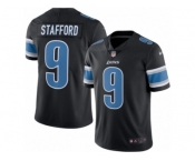 Youth Nike Detroit Lions #9 Matthew Stafford Limited Black Rush NFL Jersey