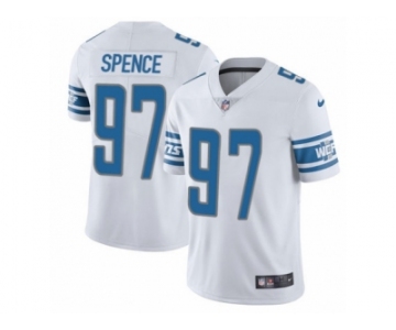 Youth Nike Detroit Lions #97 Akeem Spence Vapor Untouchable Limited White NFL Jersey