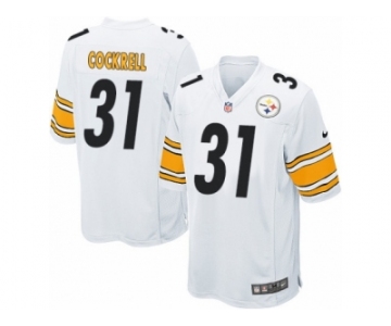 Men's Nike Pittsburgh Steelers #31 Ross Cockrell Game White NFL Jersey