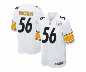 Men's Nike Pittsburgh Steelers #56 Anthony Chickillo Game White NFL Jersey