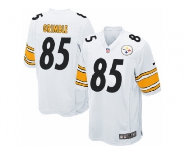 Men's Nike Pittsburgh Steelers #85 Xavier Grimble Game White NFL Jersey