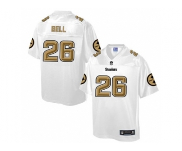 Nike Pittsburgh Steelers #26 Le'Veon Bell White Men's NFL Pro Line Fashion Game Jersey