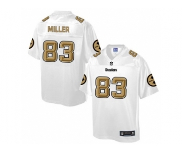 Nike Pittsburgh Steelers #83 Heath Miller White Men's NFL Pro Line Fashion Game Jersey