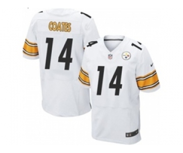 nike nfl jerseys pittsburgh steelers #14 sammie coates white[Elite]