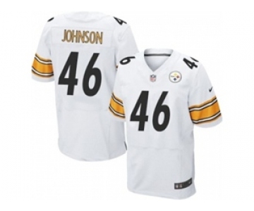 nike nfl jerseys pittsburgh steelers #46 will johnson white(Elite)
