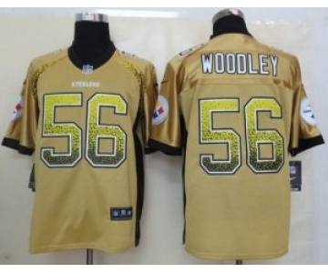 nike nfl jerseys pittsburgh steelers #56 laMarr woodley gold[Elite drift fashion]
