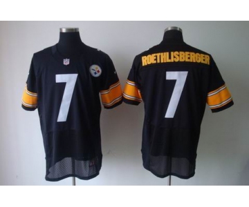 nike nfl jerseys pittsburgh steelers #7 roethlisberger black[elite]
