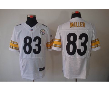 nike nfl jerseys pittsburgh steelers #83 miller white[Elite]