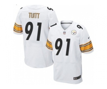 nike nfl jerseys pittsburgh steelers #91 stephon tuitt white(Elite)[tuitt]