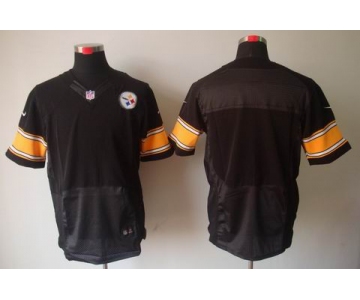 nike nfl jerseys pittsburgh steelers blank black[Elite]