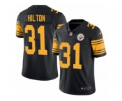 Men Nike Pittsburgh Steelers #31 Mike Hilton Limited Black Rush Vapor Untouchable NFL Jersey