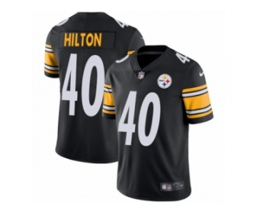 Men Nike Pittsburgh Steelers #40 Mike Hilton Black Team Color Vapor Untouchable Limited Player NFL Jersey