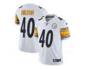 Men Nike Pittsburgh Steelers #40 Mike Hilton White Vapor Untouchable Limited Player NFL Jersey