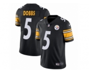 Men Nike Pittsburgh Steelers #5 Joshua Dobbs Black Team Color Vapor Untouchable Limited Player NFL Jersey