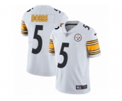 Men Nike Pittsburgh Steelers #5 Joshua Dobbs White Vapor Untouchable Limited Player NFL Jersey