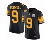 Men Nike Pittsburgh Steelers #9 Chris Boswell Limited Black Rush Vapor Untouchable NFL Jersey