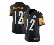 Men's Nike Pittsburgh Steelers #12 Terry Bradshaw Vapor Untouchable Limited Black Team Color NFL Jersey
