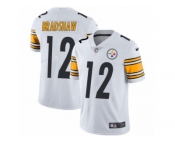Men's Nike Pittsburgh Steelers #12 Terry Bradshaw Vapor Untouchable Limited White NFL Jersey