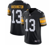 Men's Nike Pittsburgh Steelers #13 James Washington Black Alternate Vapor Untouchable Limited Player NFL Jersey