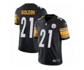 Men's Nike Pittsburgh Steelers #21 Robert Golden Vapor Untouchable Limited Black Team Color NFL Jersey