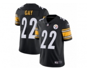 Men's Nike Pittsburgh Steelers #22 William Gay Vapor Untouchable Limited Black Team Color NFL Jersey