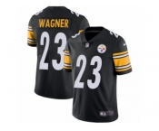 Men's Nike Pittsburgh Steelers #23 Mike Wagner Vapor Untouchable Limited Black Team Color NFL Jersey