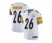 Men's Nike Pittsburgh Steelers #26 Rod Woodson Vapor Untouchable Limited White NFL Jersey