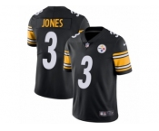Men's Nike Pittsburgh Steelers #3 Landry Jones Vapor Untouchable Limited Black Team Color NFL Jersey