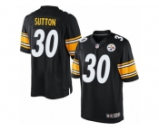 Men's Nike Pittsburgh Steelers #30 Cameron Sutton Limited Black Team Color NFL Jersey