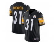 Men's Nike Pittsburgh Steelers #31 Ross Cockrell Vapor Untouchable Limited Black Team Color NFL Jersey