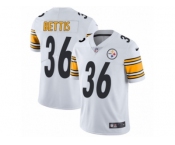 Men's Nike Pittsburgh Steelers #36 Jerome Bettis Vapor Untouchable Limited White NFL Jersey
