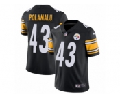 Men's Nike Pittsburgh Steelers #43 Troy Polamalu Vapor Untouchable Limited Black Team Color NFL Jersey
