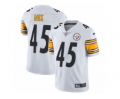 Men's Nike Pittsburgh Steelers #45 Roosevelt Nix Vapor Untouchable Limited White NFL Jersey