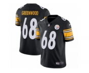 Men's Nike Pittsburgh Steelers #68 L.C. Greenwood Vapor Untouchable Limited Black Team Color NFL Jersey