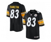 Men's Nike Pittsburgh Steelers #83 Cobi Hamilton Limited Black Team Color NFL Jersey